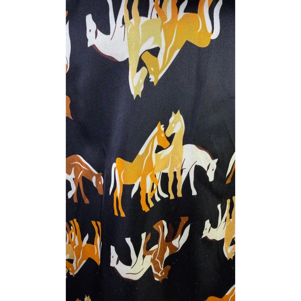 THML Women’s Horse Print Blouse – Size XS $ 70 - Picture 12 of 12